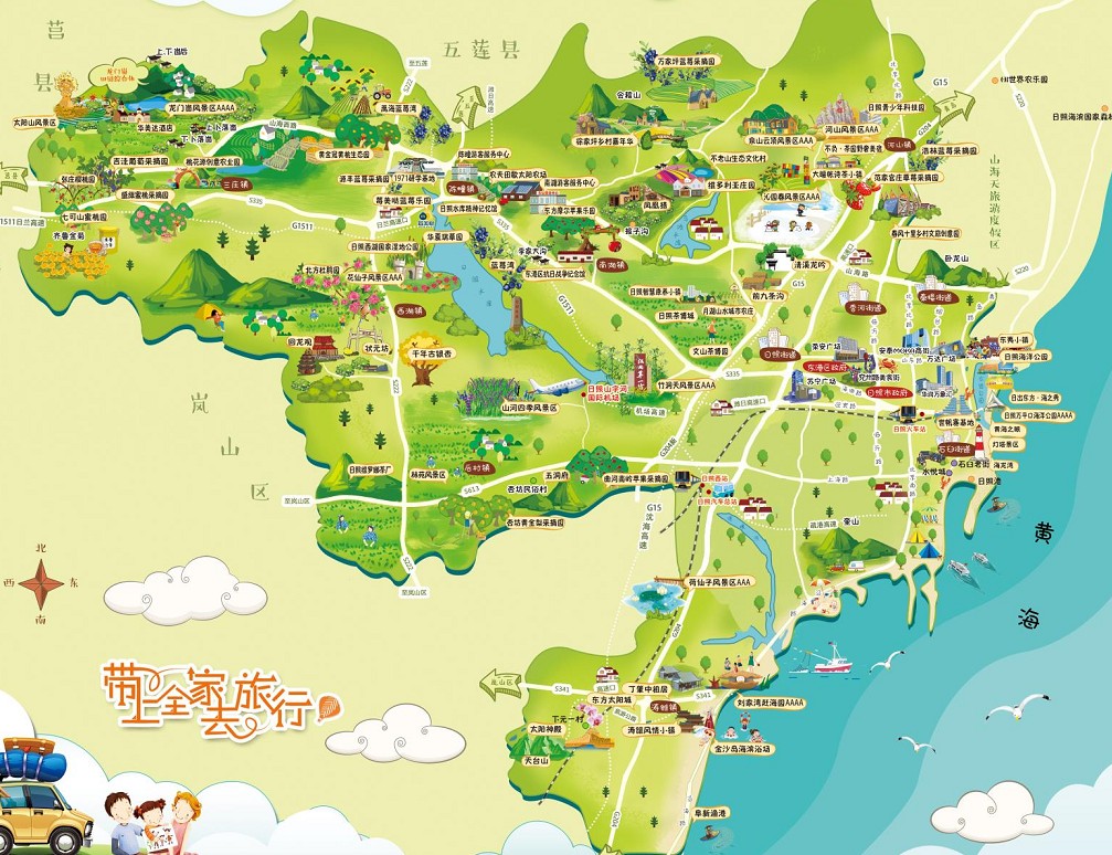 广州景区使用手绘地图给景区能带来什么好处？